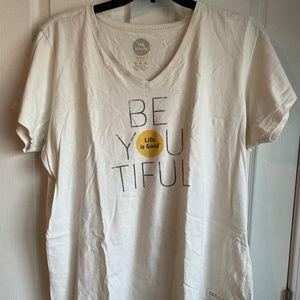 Women's Life is Good short sleeve shirt size XXL